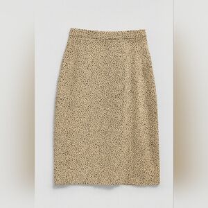 Banana Republic Tan Leopard Pencil Skirt